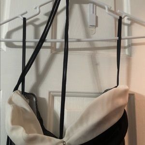 Black white dress